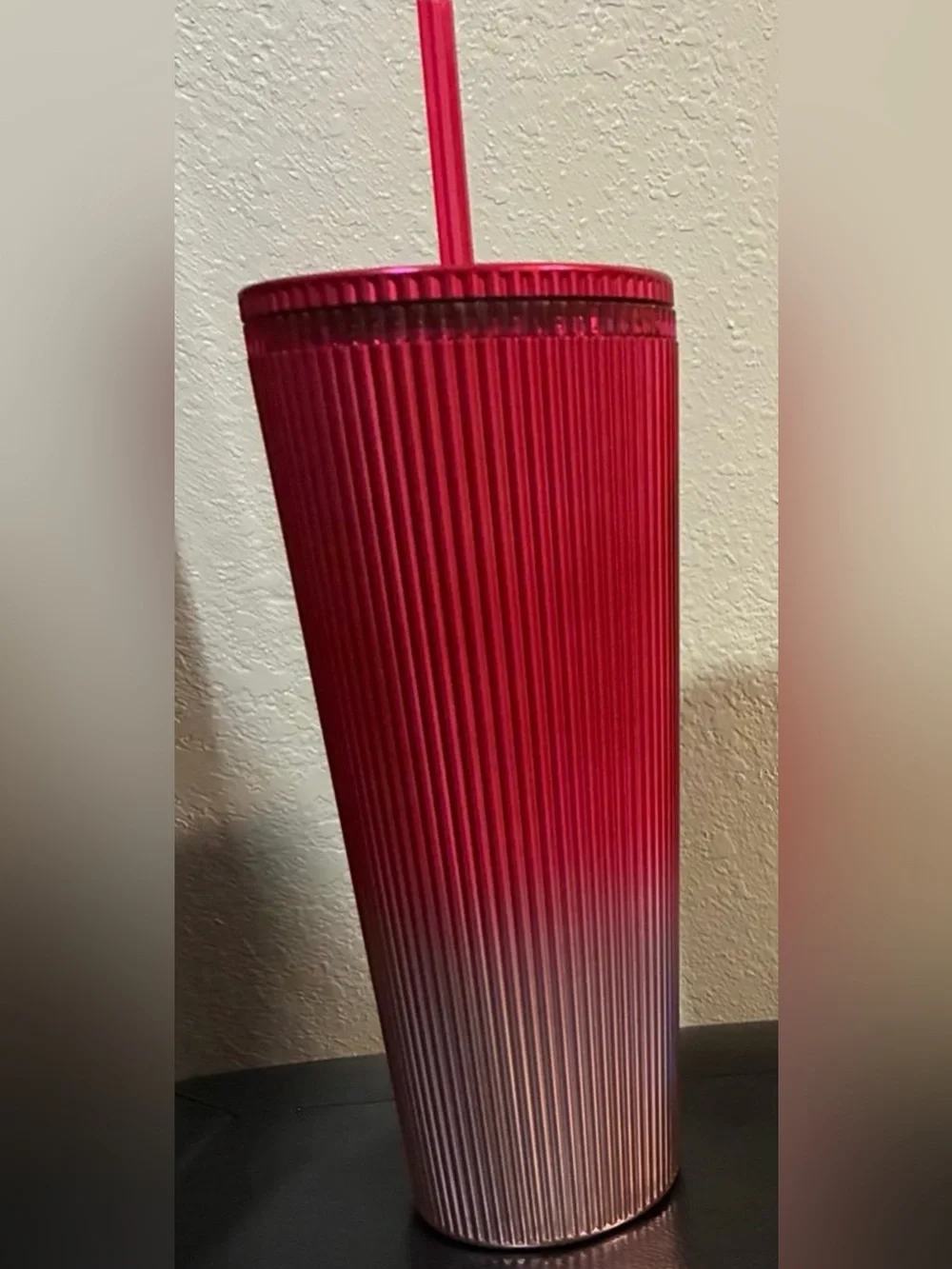 Brand new 24 ounce Starbucks, Tumblr with straw